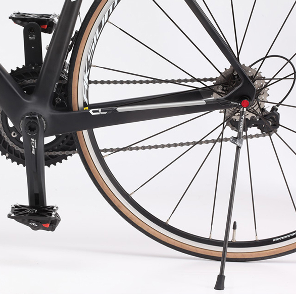 Mountain Biking Brands - 超軽量カーボンファイバー MTB ロード自転車キックスタンド駐車ラックマウンテンバイクサポートサイドキックスタンドフットブレースステンレス鋼