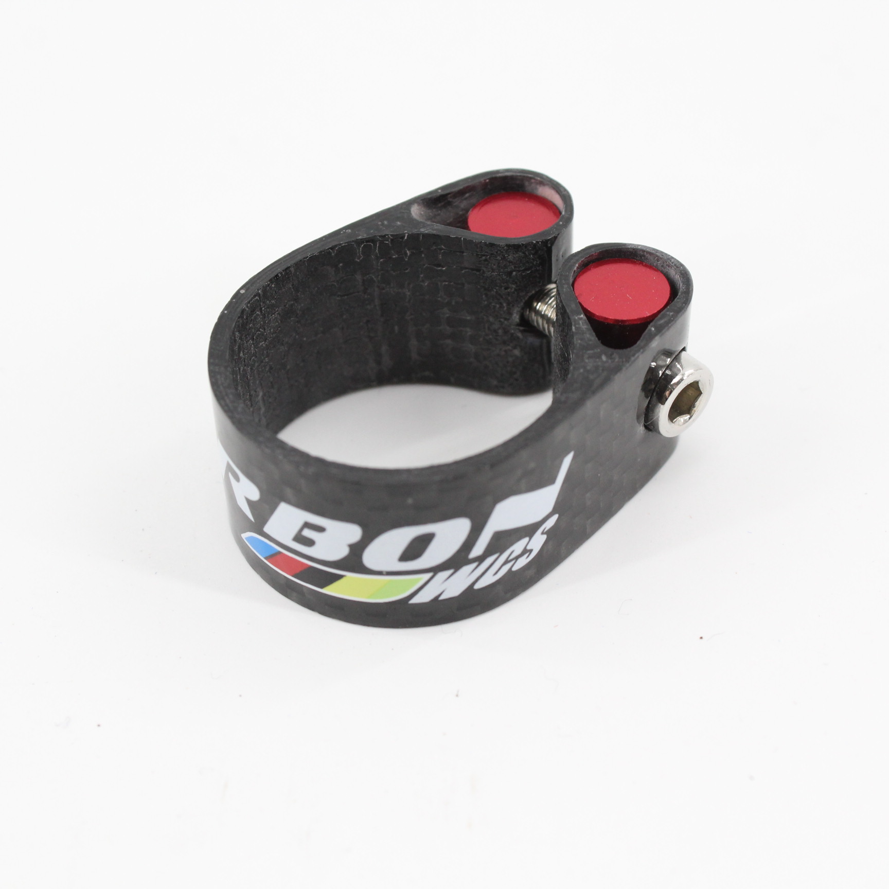 Mountain Biking Brands - 真新しいロードバイク 3 18k フルカーボンファイバー自転車シートポストクランプ MTB マウンテンバイクカーボンシートポストクランプカーボン最軽量部品