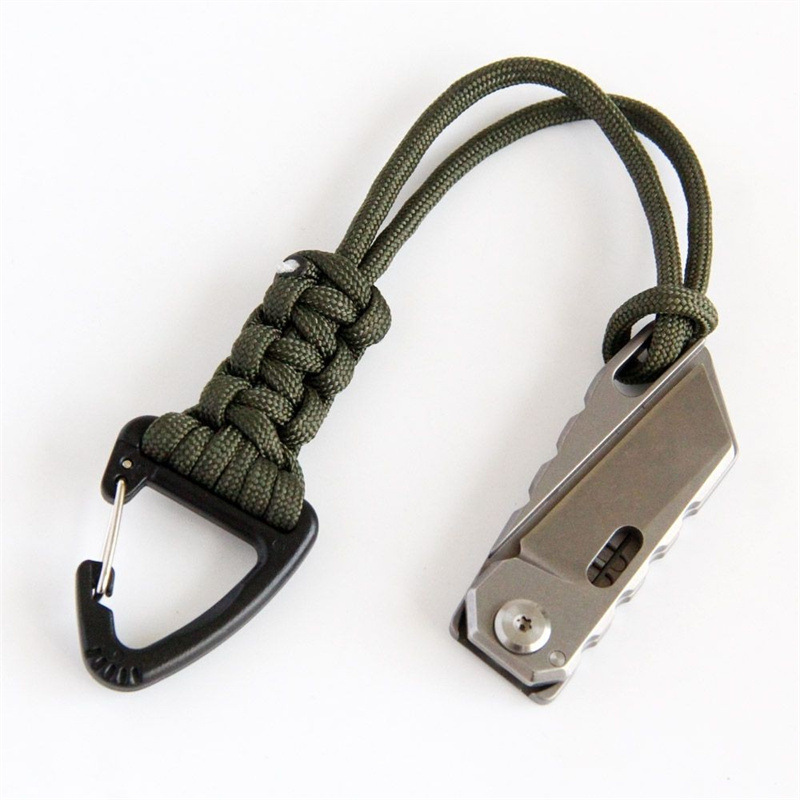 Chain Quick Link - キーストラップカラビナキーホルダークイックリリース三角バックルロッククリップフックストラップクラスプ屋外用