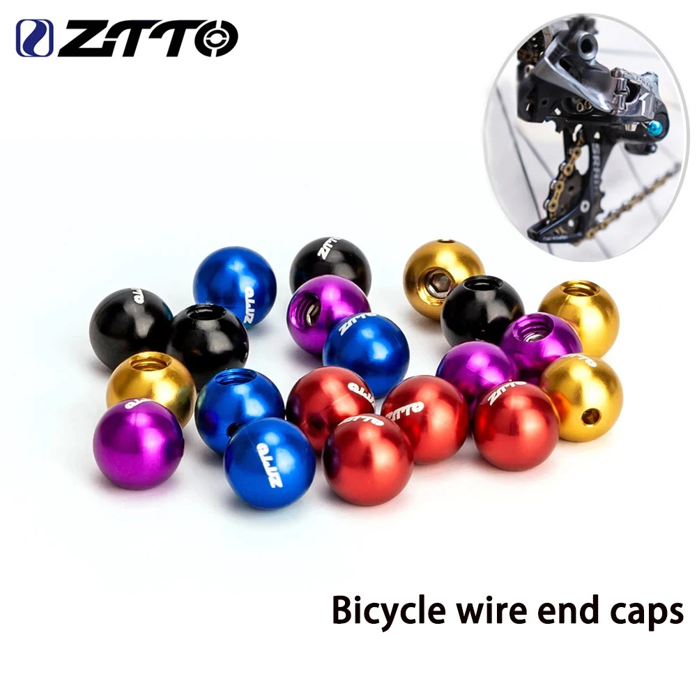 Mountain Biking Tips - ZTTO MTB ロードバイクブレーキケーブルキャップワイヤーエンドキャップブレーキシフターケーブルヒント圧着自転車ブレーキワイヤーエンドキャップ