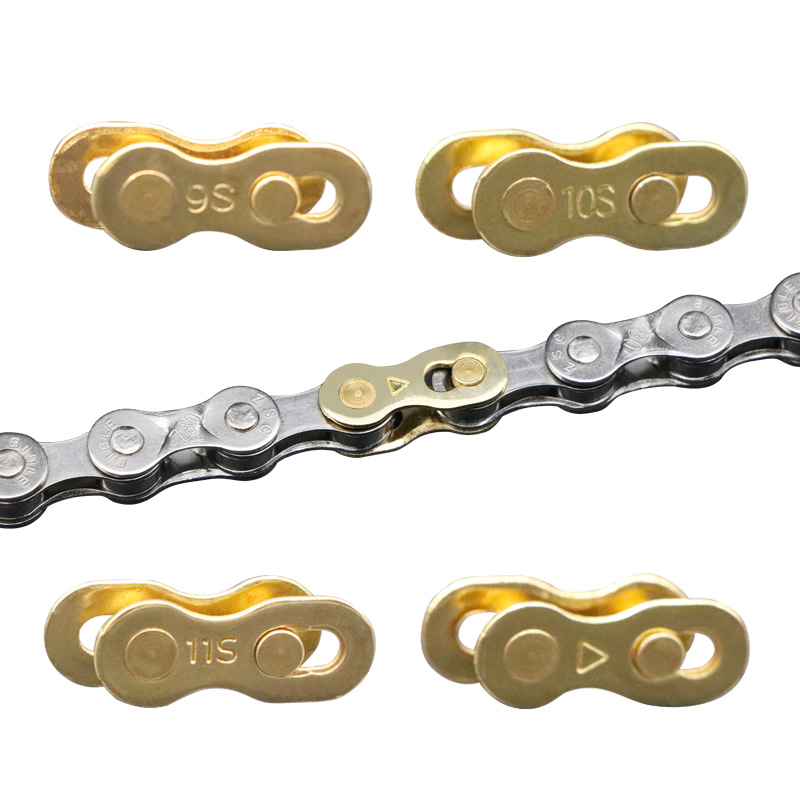 5 ペア自転車チェーンリンクコネクタジョイントマジックボタン - Chain Quick Link のレビューと価格