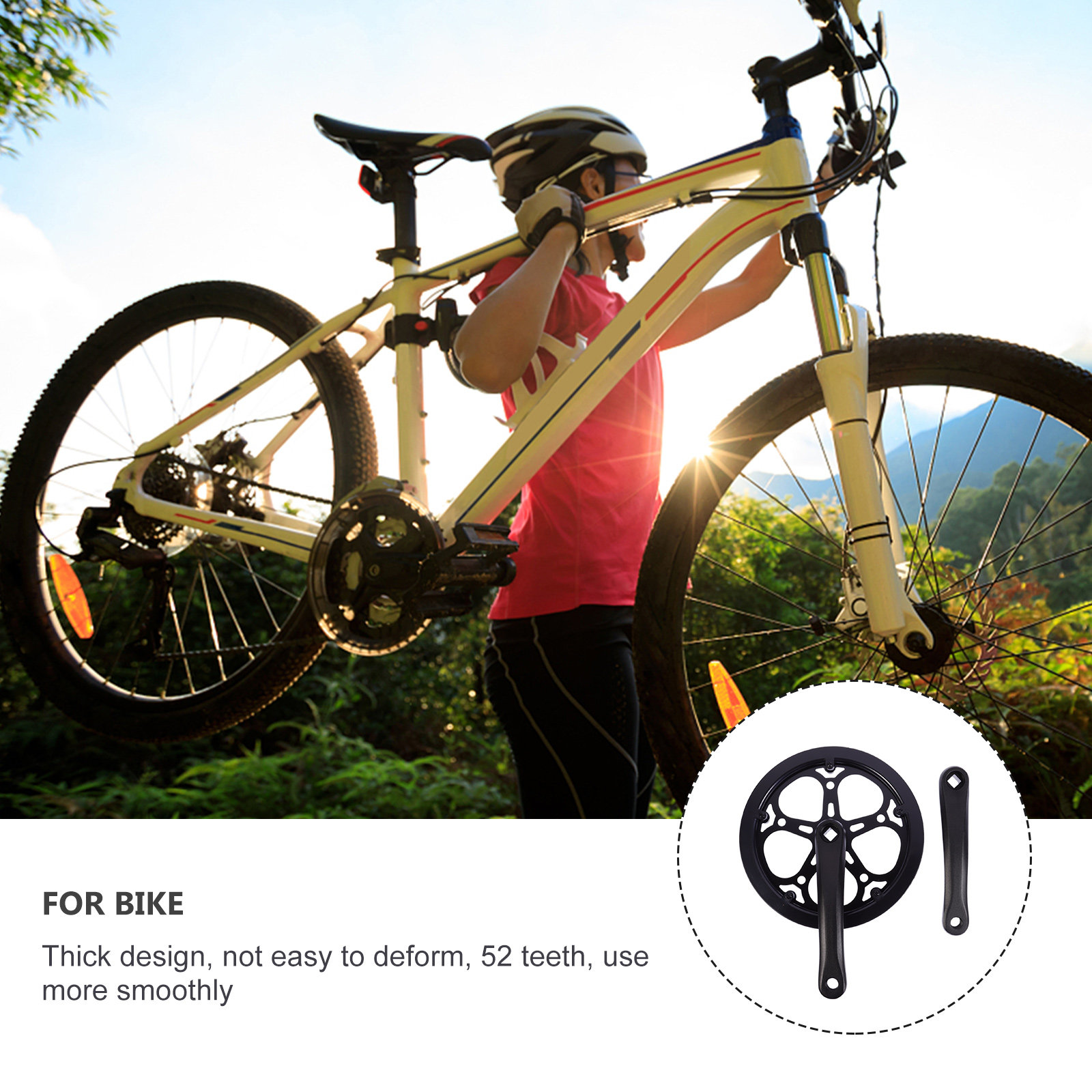 1セット マウンテンバイク クランクセット 170mm シン - Mountain Biking Track のレビューと価格