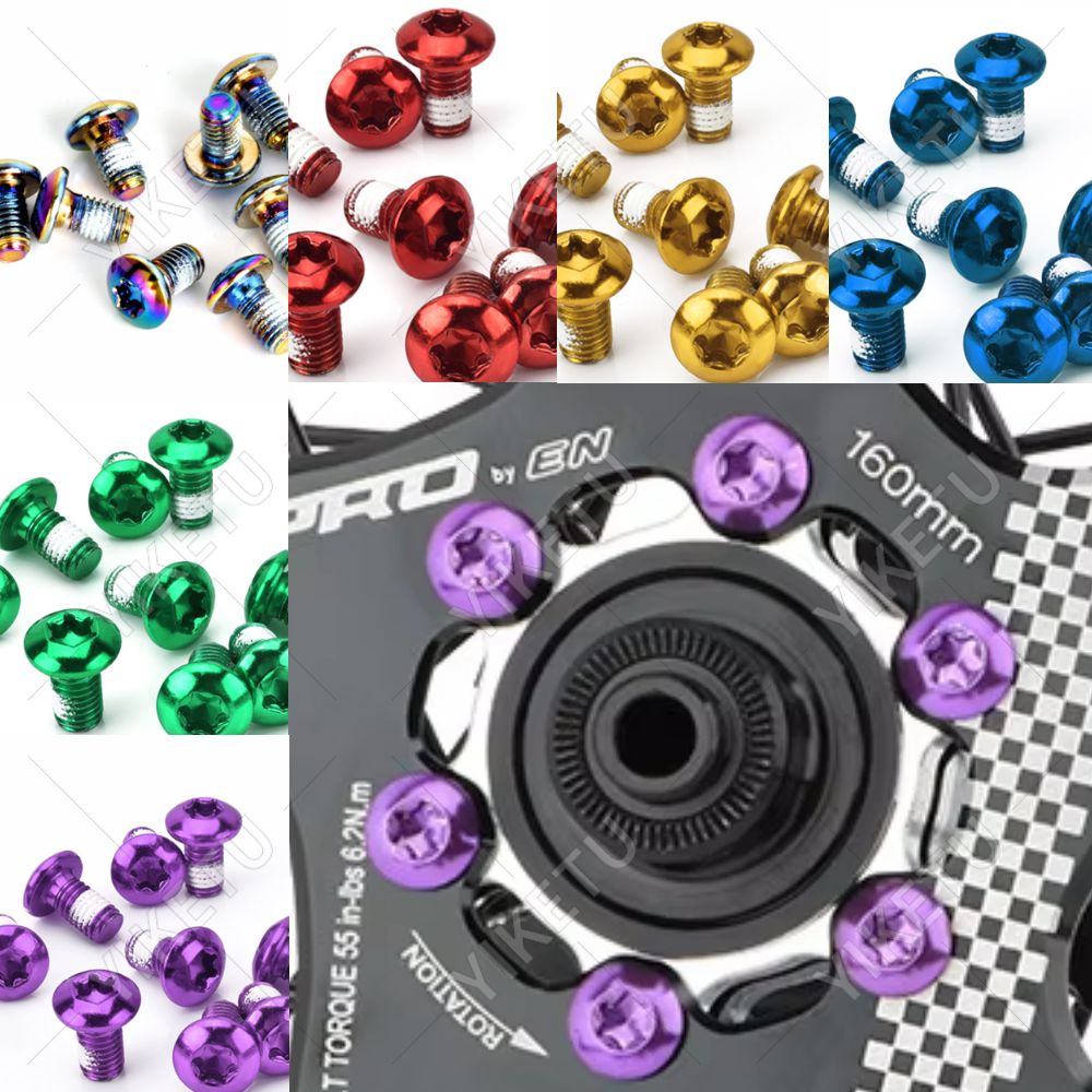 12 個 T25 トルクスヘッドディスクブレーキローターネジ - Mtb Brake Rotor のレビューと価格