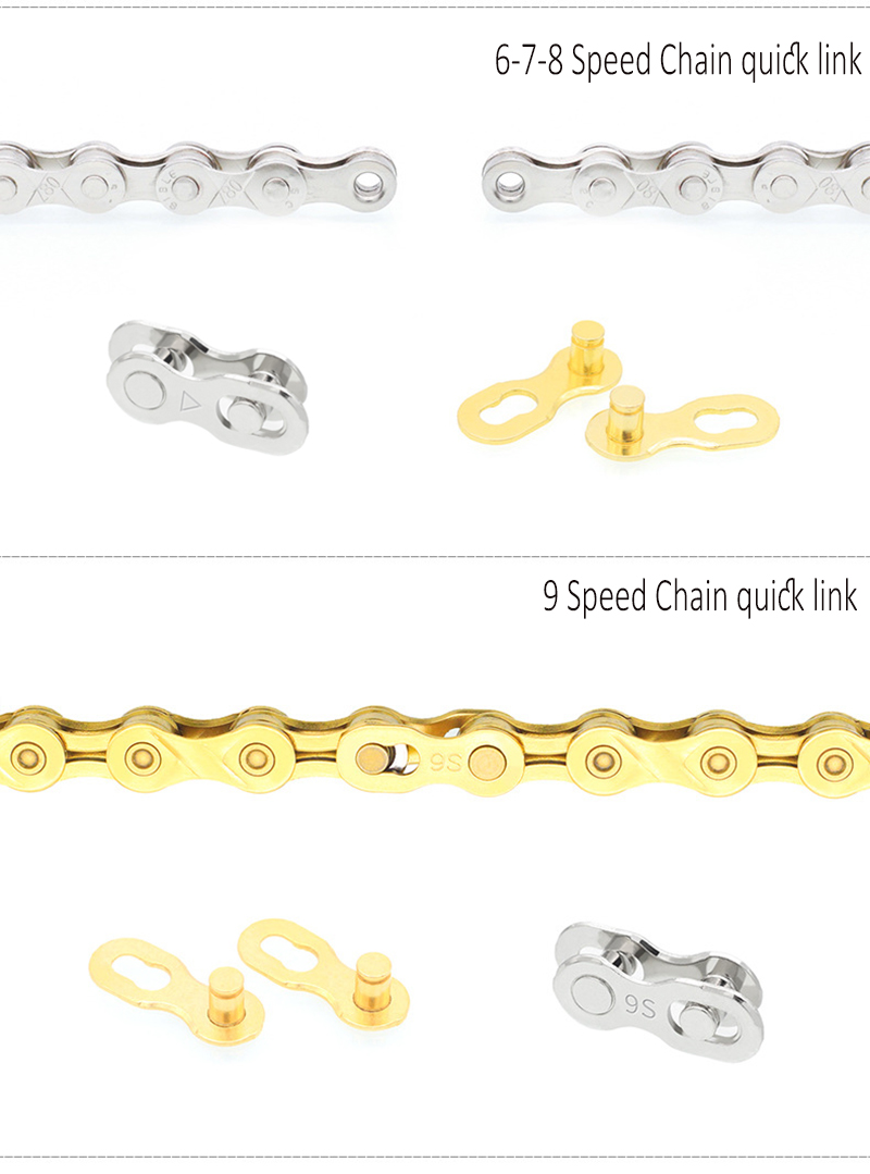 自転車チェーンコネクタロッククイックリンクロードバイクバック - Chain Quick Link のレビューと価格