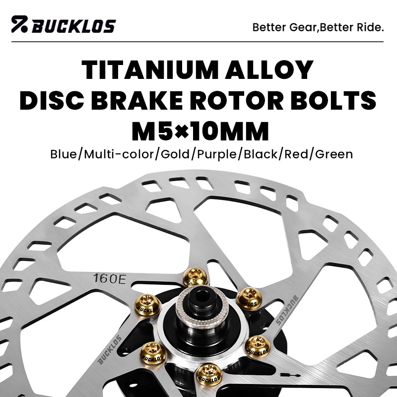 BUCKLOS Ti合金T25自転車ディスクローターボルト1 - Mtb Brake Rotor のレビューと価格